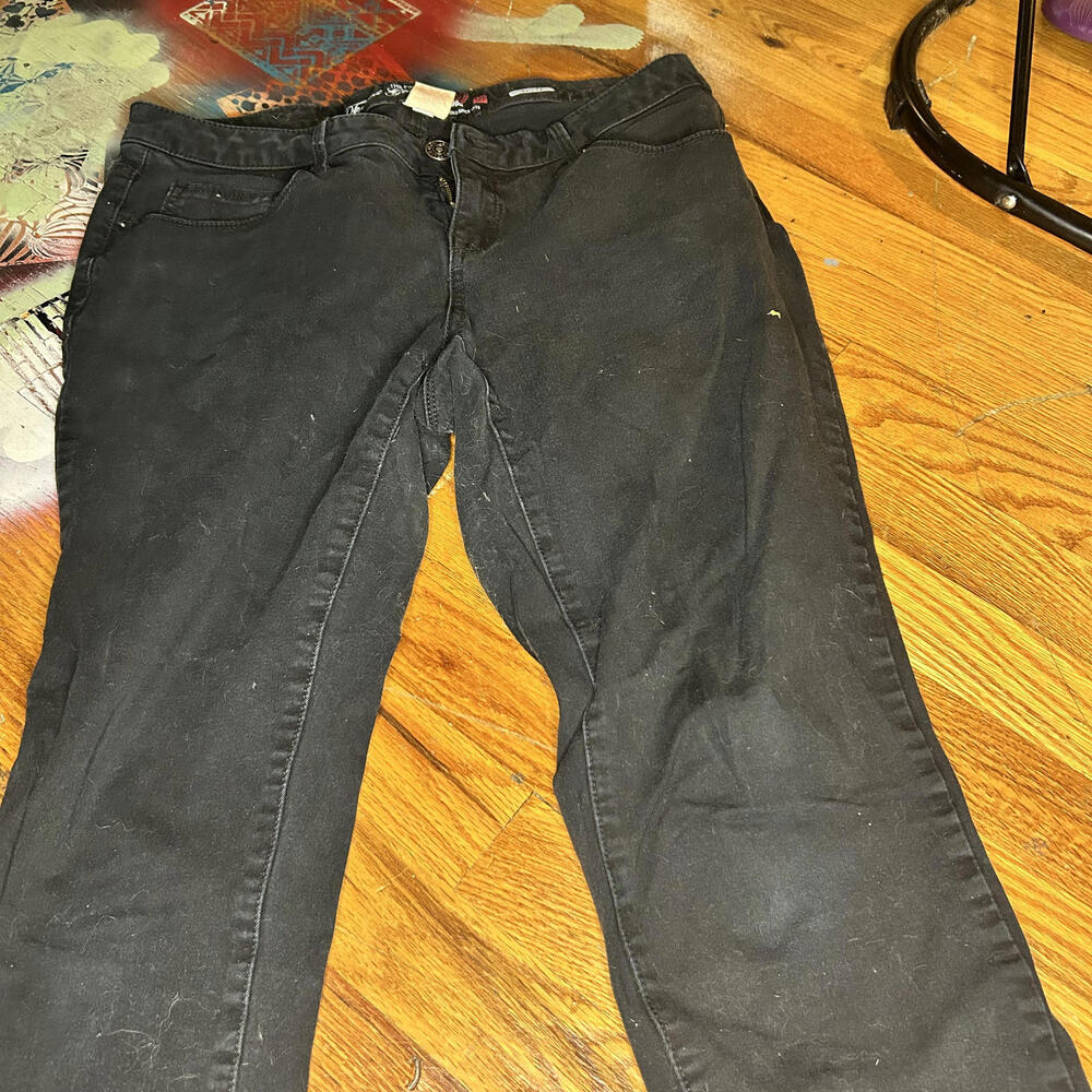 Gloria Vanderbilt Faded Glory Black Jeans, Size 12P
